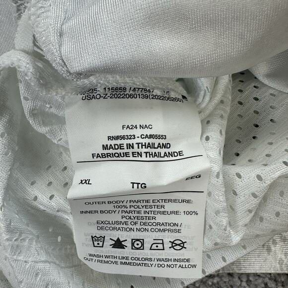 Nike Kobe Dri-Fit Reversible Basketball Jersey Mens Size XXL White Mamba FZ0934 - Picture 10 of 15